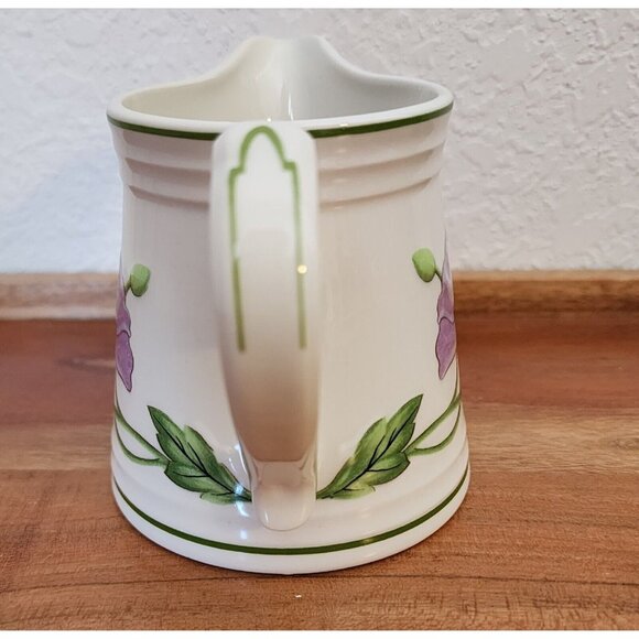 Villeroy Boch Amapola Creamer Pitcher 3.25" W.Germany poppies artistic floral 80 - Picture 4 of 11